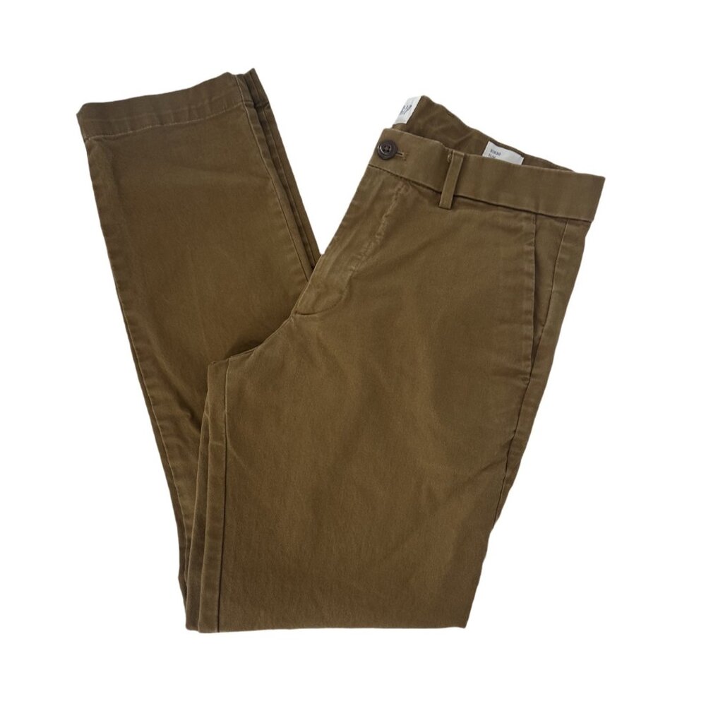 Gap Men’s Slim-fit-Straight-leg brown pants 31x30 - Picture 3 of 7